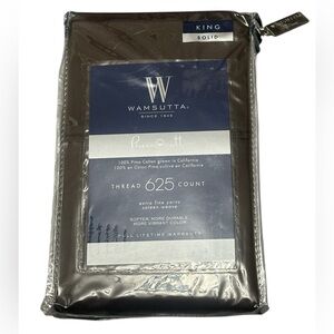 Wamsutta King Pillowcases 625 Thread Count PimaCotton Luxury Discontinued Brown